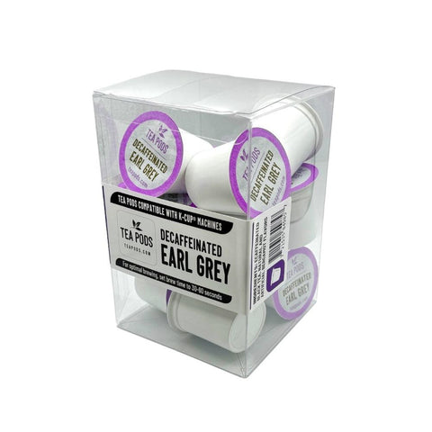 Decaffeinated Earl Grey tea pods K-Cup compatible