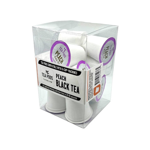 Peach black tea pods K-Cup compatible