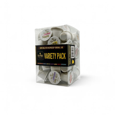 Bulk - Variety Pack tea pods 8 flavors compatible with Nespresso OriginalLine